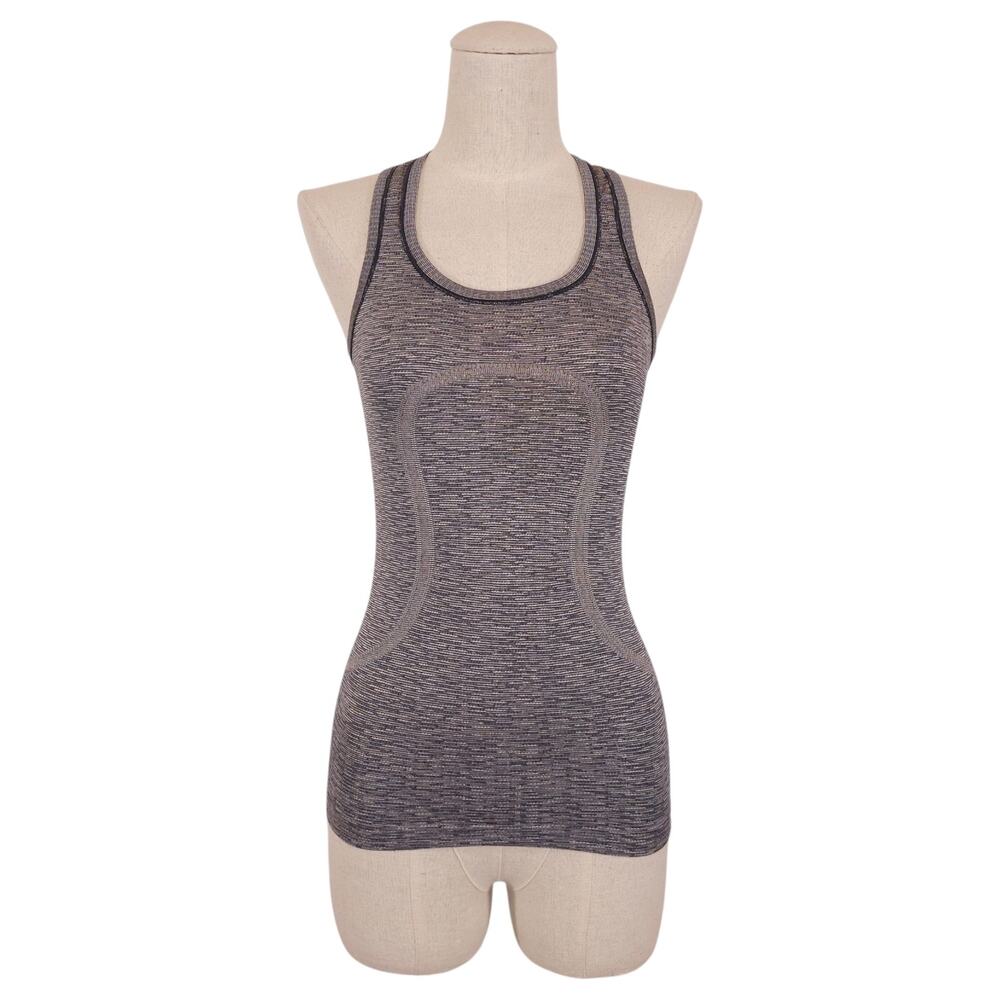 Lululemon Swiftly Tech Racerback Heathered Gray Sz 2